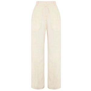 New All That Remains Limited Edition Cairo Pants in Bone Linen Blend